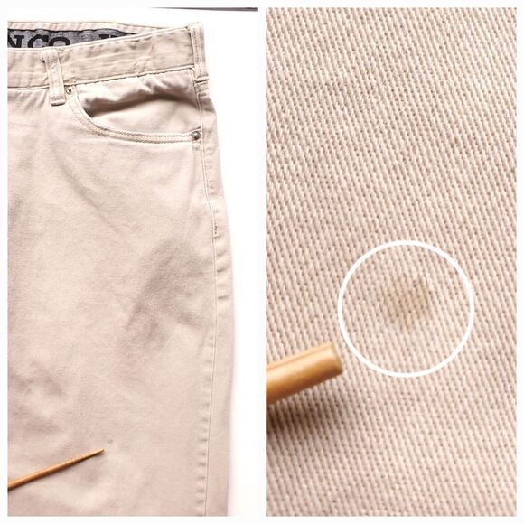 Iron Co Pants Lot of 3 Men 38 x 27 Gray Khaki Blue Straight Leg 5-Pocket Stretch - Picture 10 of 15